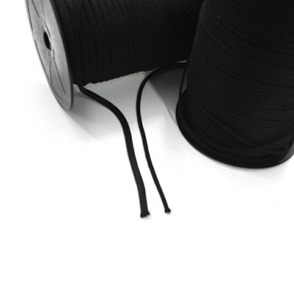Cordão de Nylon Preto - Foto 1 de 2