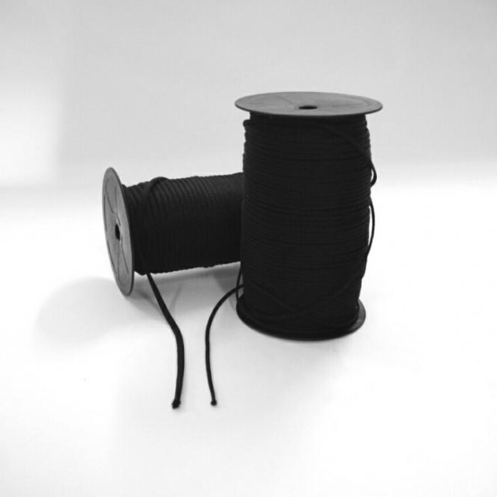 Cordão de Nylon Preto