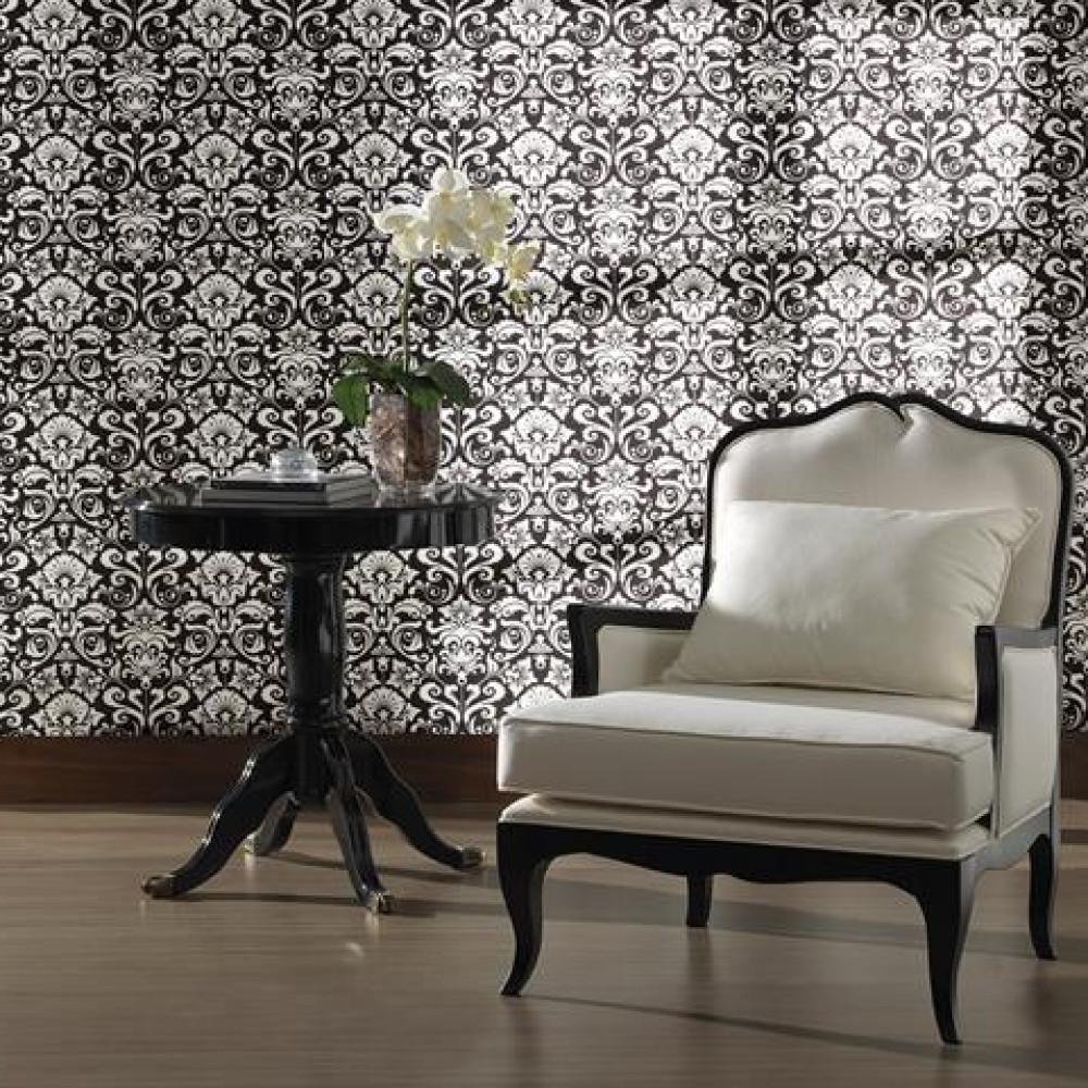 Tecido Karsten Decor Nazli Preto  - Foto 1 de 2