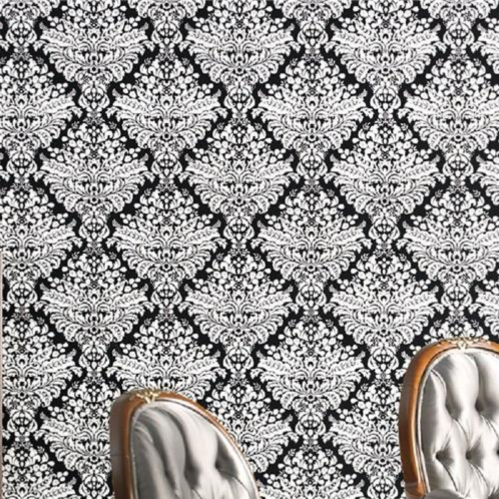 Tecido Karsten Decor Farah Preto  - Foto 2 de 2