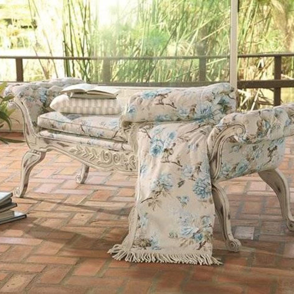 Tecido Karsten Decor Grace Azul - Foto 1 de 3