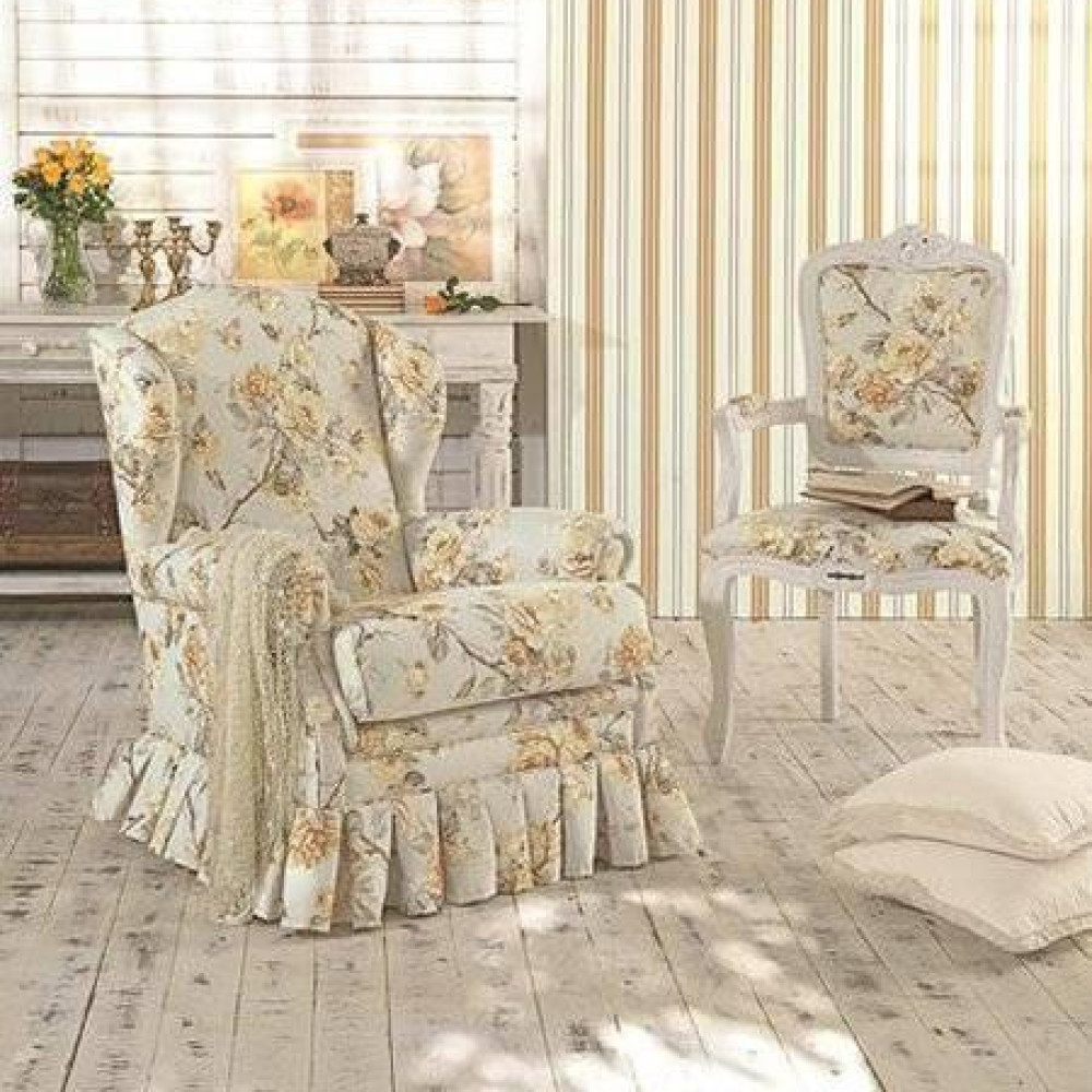 Tecido Karsten Decor Grace Amarelo - Foto 1 de 3