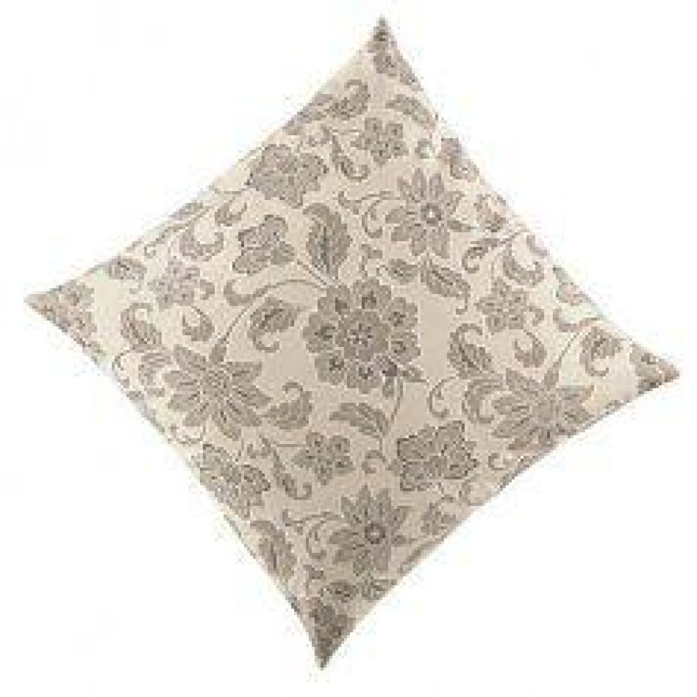 Tecido Karsten Verona Floral Cinza