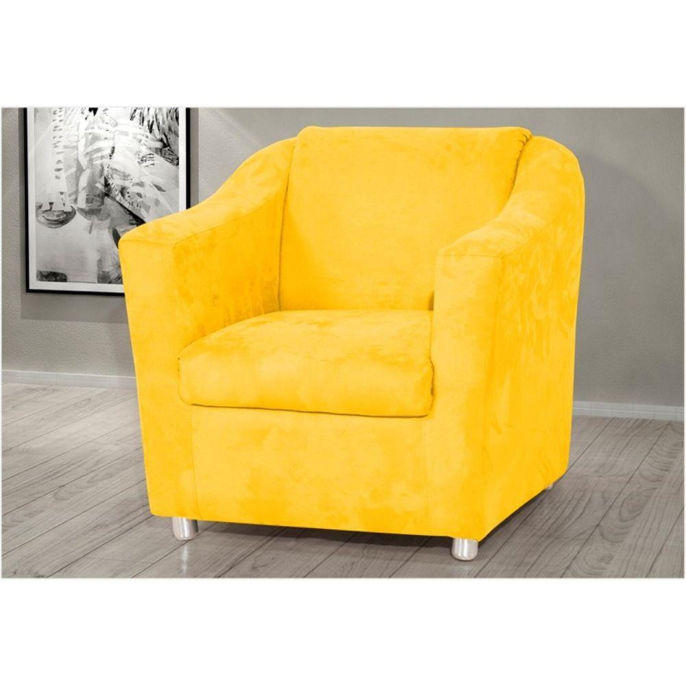 Tecido Suede Animale Amarelo - Foto 3 de 4