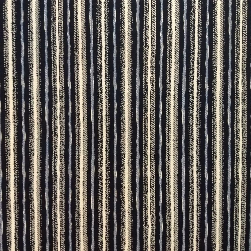 Tecido Fiama Listras Azul e Branco