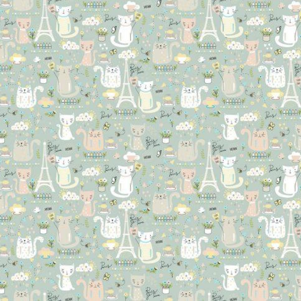 Tecido Karsten Paris Verde Glacê Acquablock