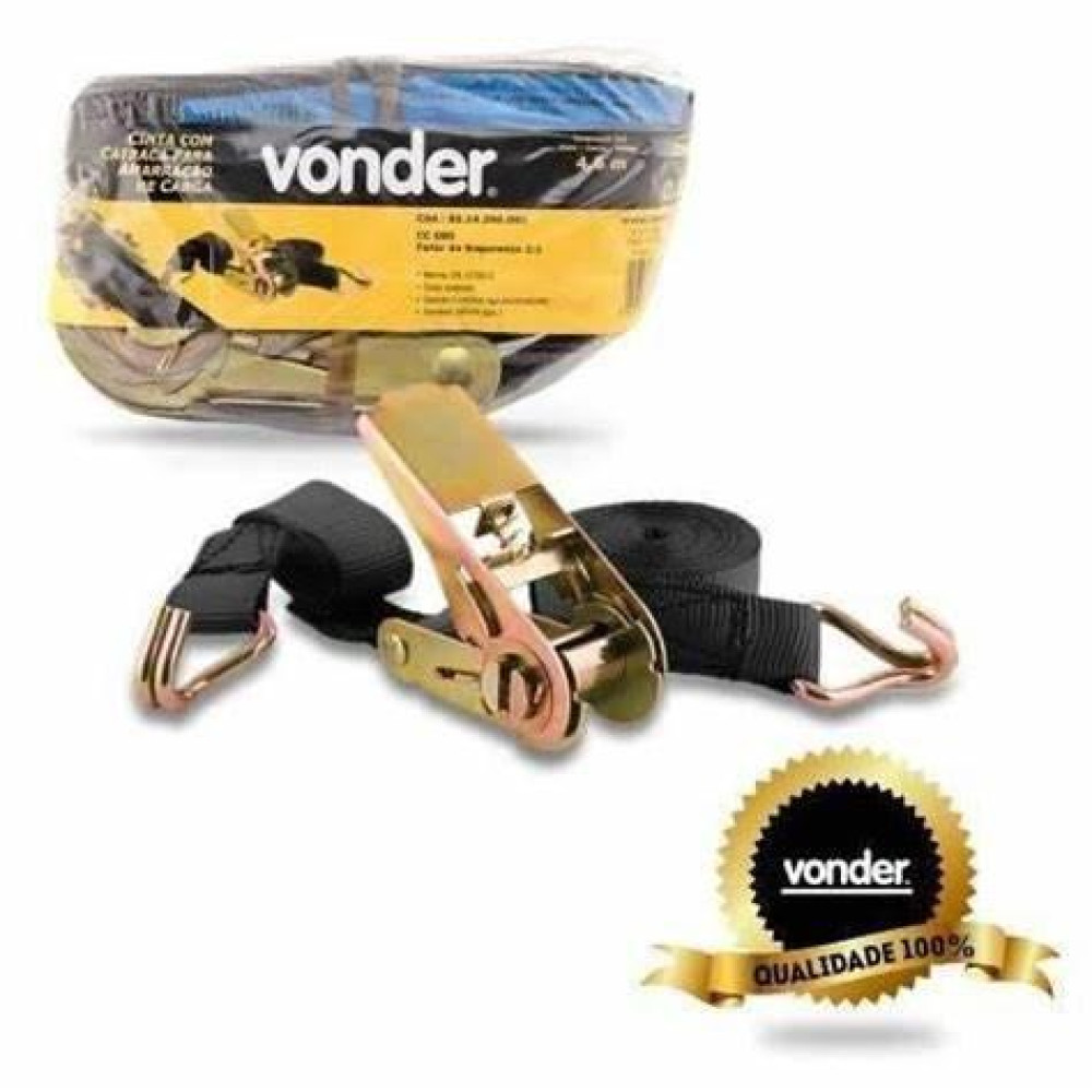 Cinta com Catraca Para Amarração de Cargas - Foto 3 de 3