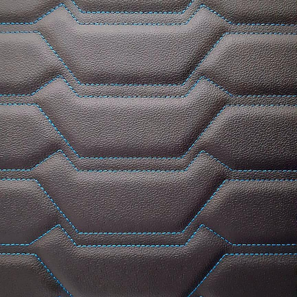 Courvin Couro Tron Automotivo Preto