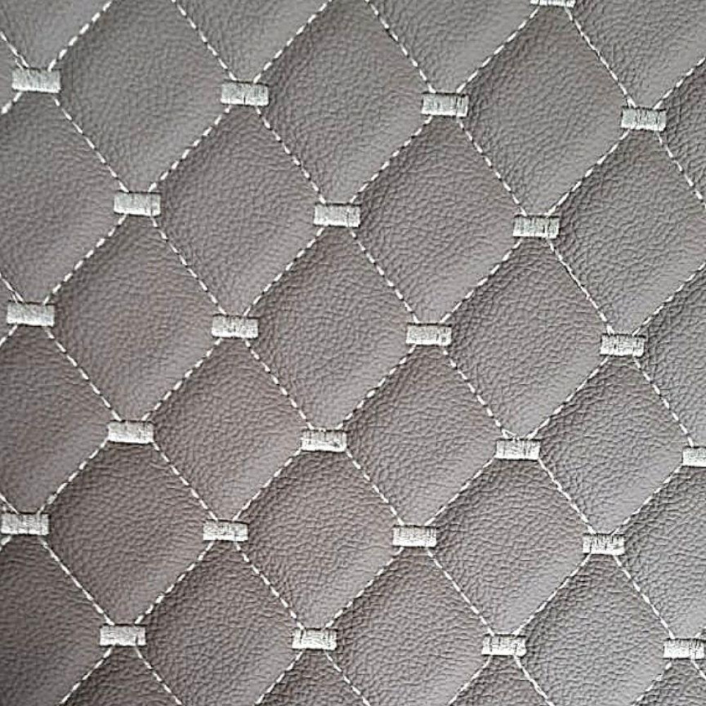 Courvin Couro Sintético Mosaico Cinza