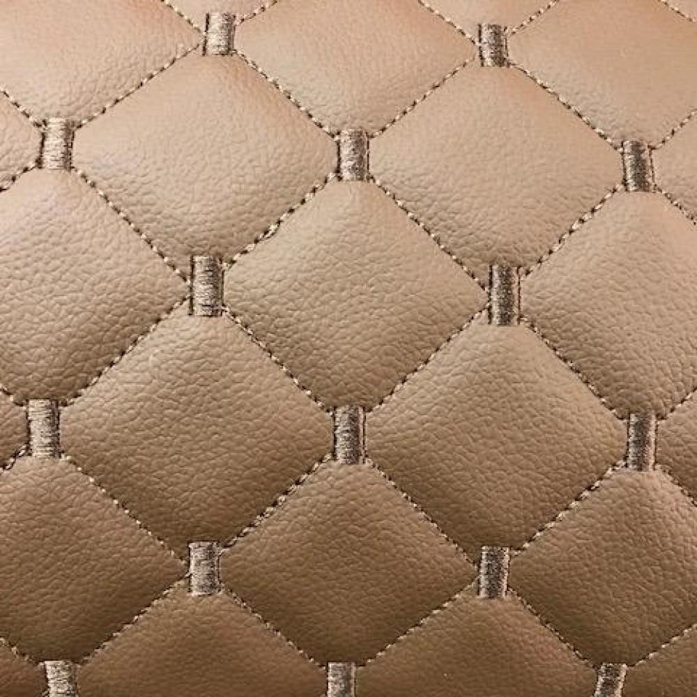 Courvin Couro Sintético Mosaico Bege