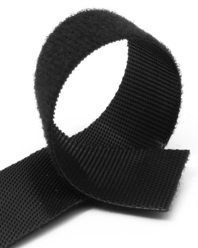 Detalhes do produto Velcro Dupla Face Preto 20mm