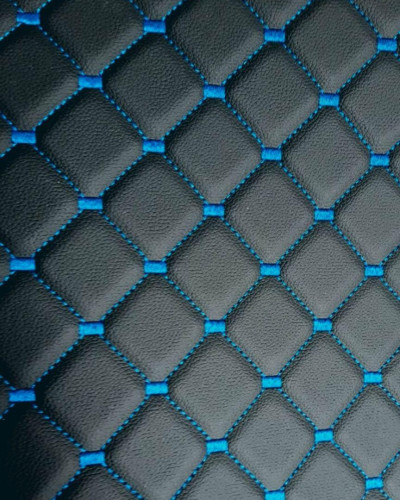 Detalhes do produto Courvin Couro Sintético Mosaico Preto
