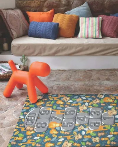 Detalhes do produto Passadeira Soft Amarelinha