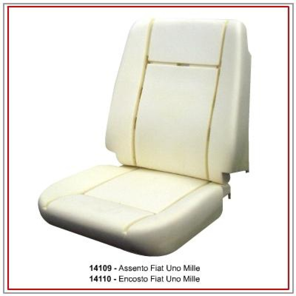 Assento e Encosto Fiat Uno Mille    Assento e Encosto Fiat Uno Mille