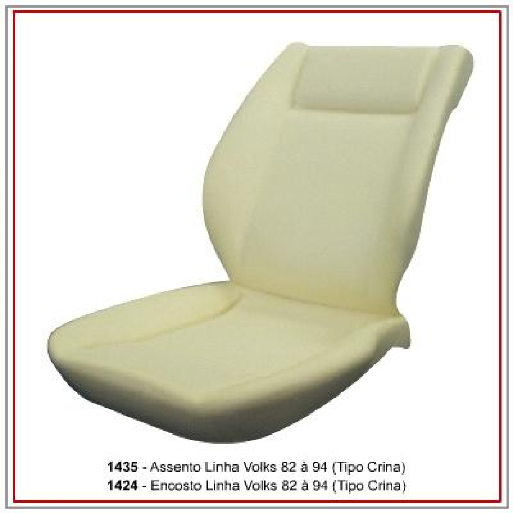 Assento e Encosto P/ Volks 82 á 84 Assento e Encosto P/ Volks 82 á 84