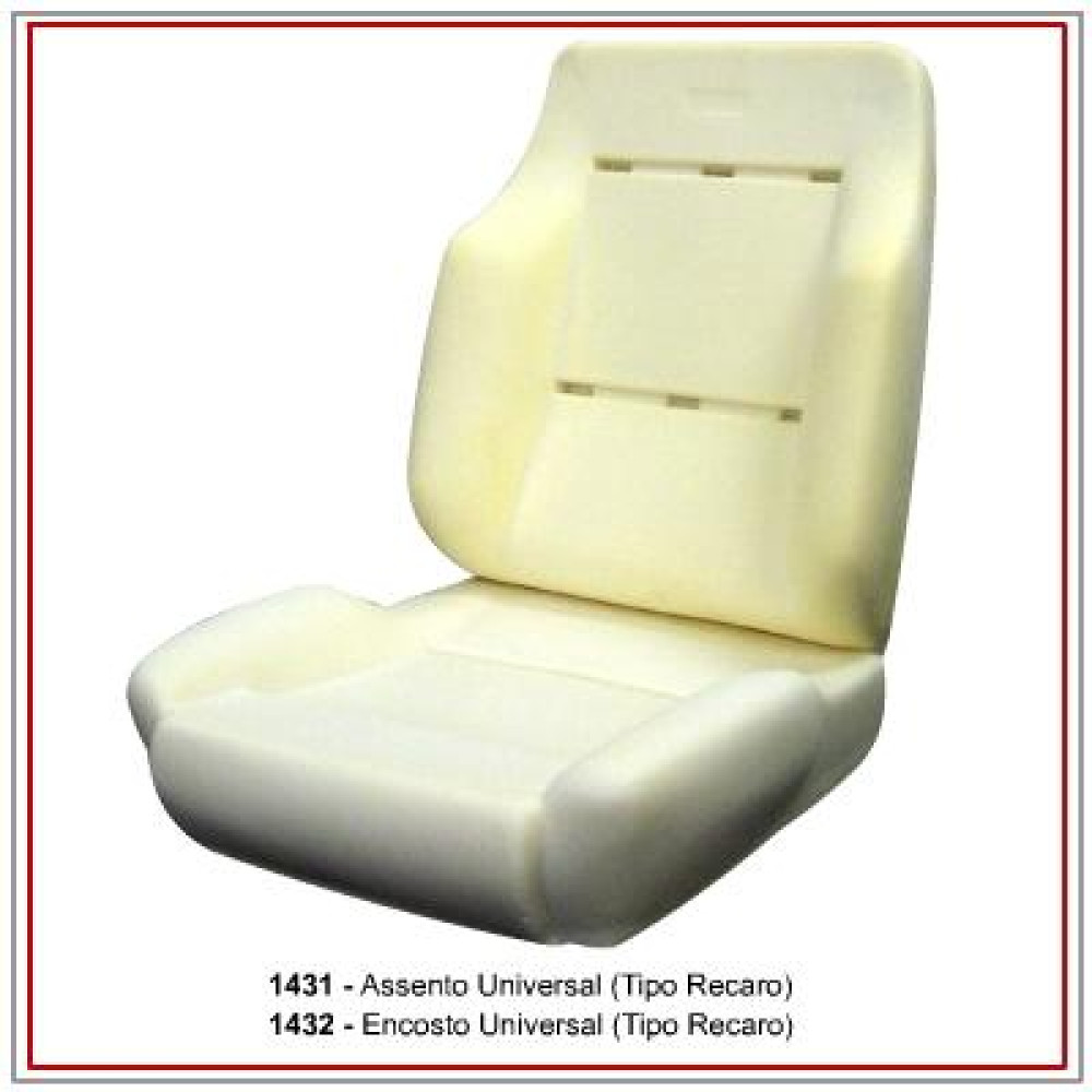 Assento e encosto Universal 2 Assento e encosto Universal 2