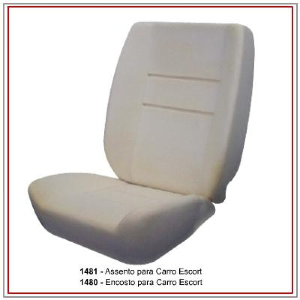 Assento e Encosto Escort Assento e Encosto Escort