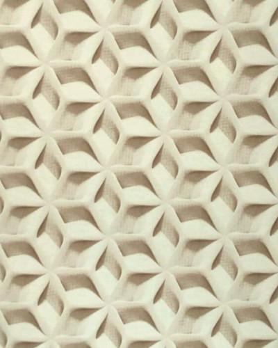 Detalhes do produto Tecido Wall Linea Decor 3D Mesh Bege
